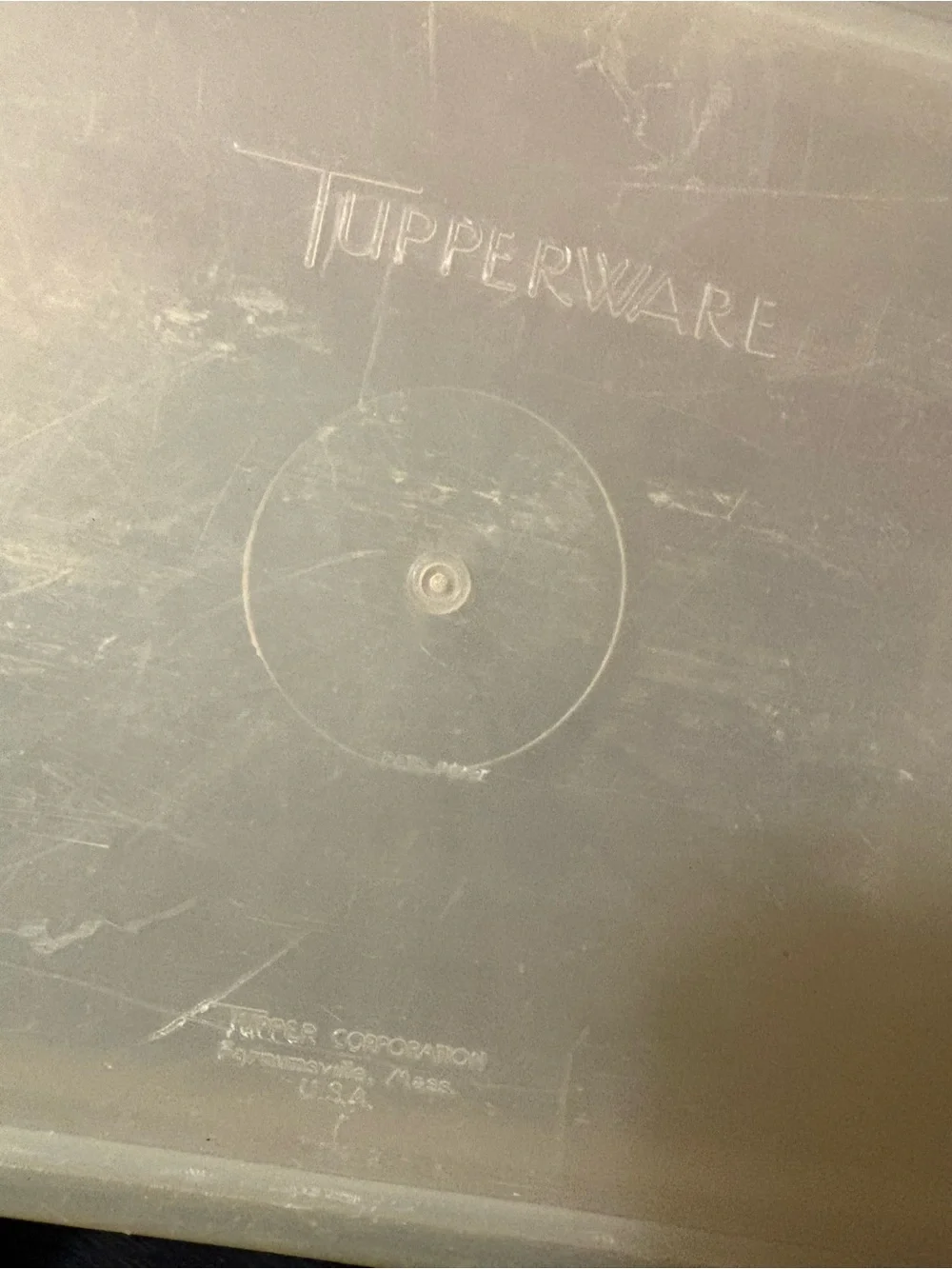 Tupperware storage container